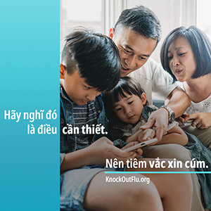 Hãy nghĩ đó là điều: cần thiết. Nên tiêm vắc xin cúm.