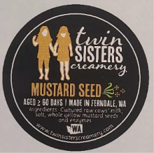 Twin Sisters Creamery Mustard Seed Cheese